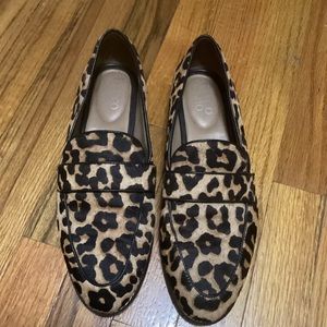 Franco Sarto Genuine Pony Hair Leather Flats